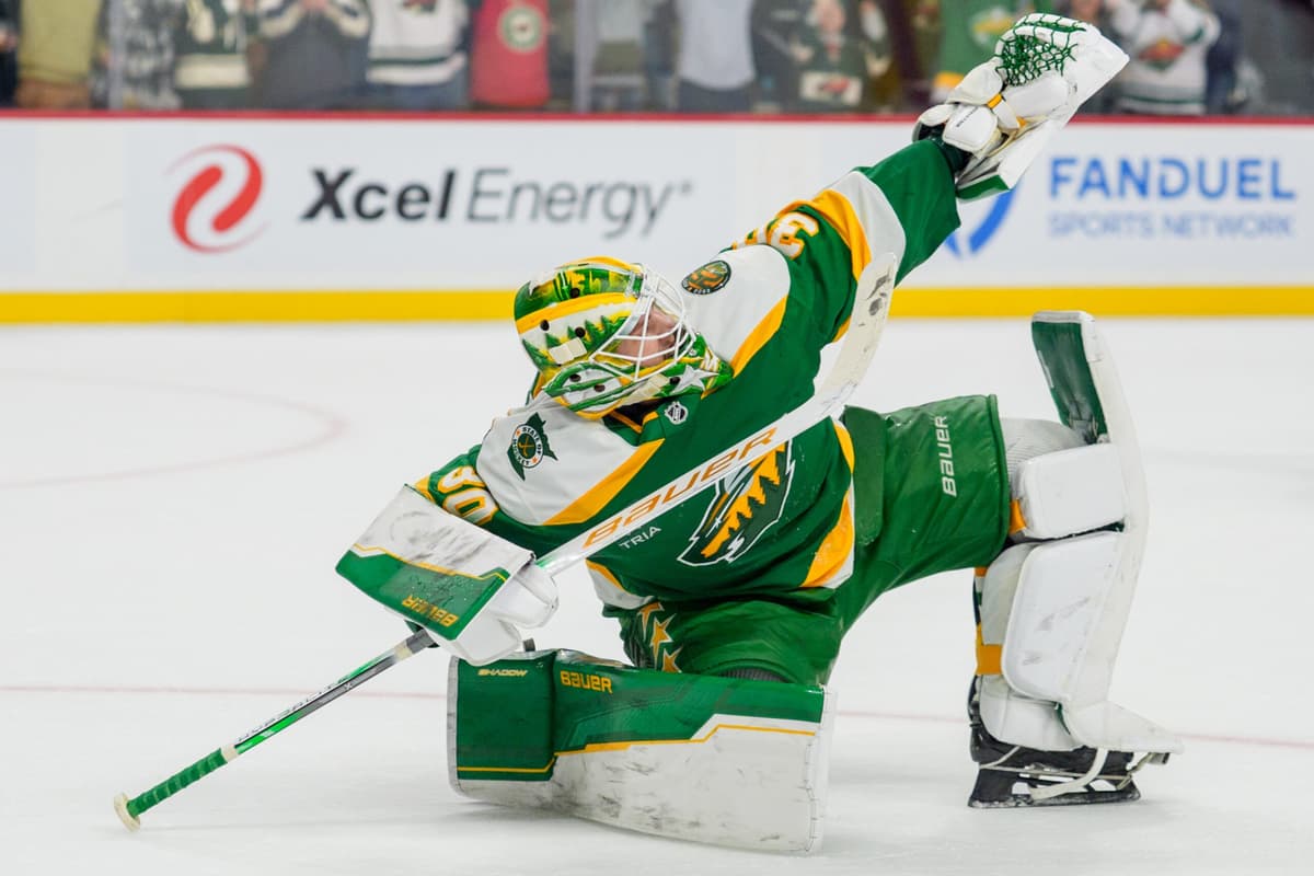 Wild’s Jesper Wallstedt looks like the young star goalie many expected he’d be