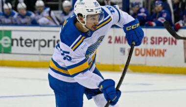 Blues injury news: Jordan Kyrou out week-to-week