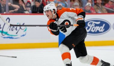 The Flyers lost to the Penguins. Worse yet, they lost Tyson Foerster to injury.