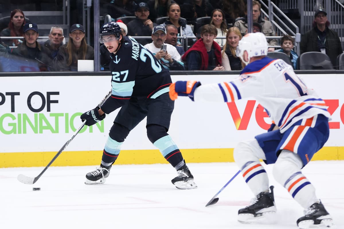 Kraken’s Mason Marchment out for Thursday rematch, Nugent-Hopkins returns to top line