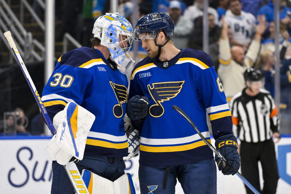 Philip Broberg ‘has been incredible for us,’ but no contract talks yet with Blues