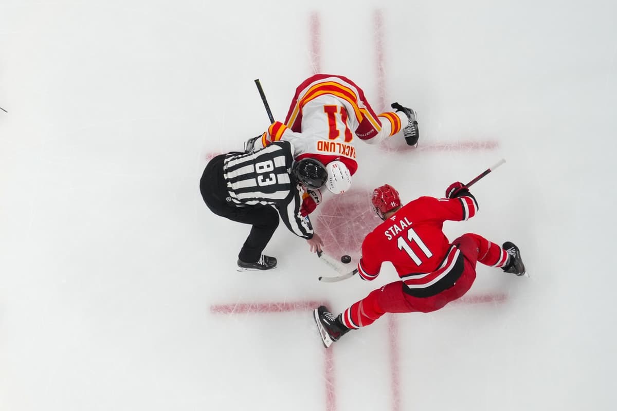 Flames offence dries back up in 1-0 overtime loss to Carolina