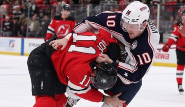 Blue Jackets overcome early deficit, lock down late lead in physical win over Devils