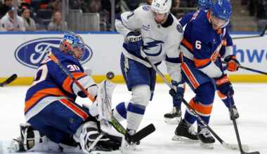 Lightning win streak comes to an end in 2-1 loss to Islanders