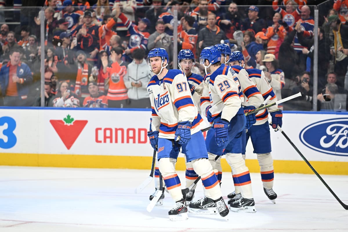 Oilers score nine and feel fine after offensive breakout