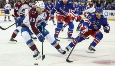 Rangers overmatched but not overwhelmed by Nathan MacKinnon, Avalanche