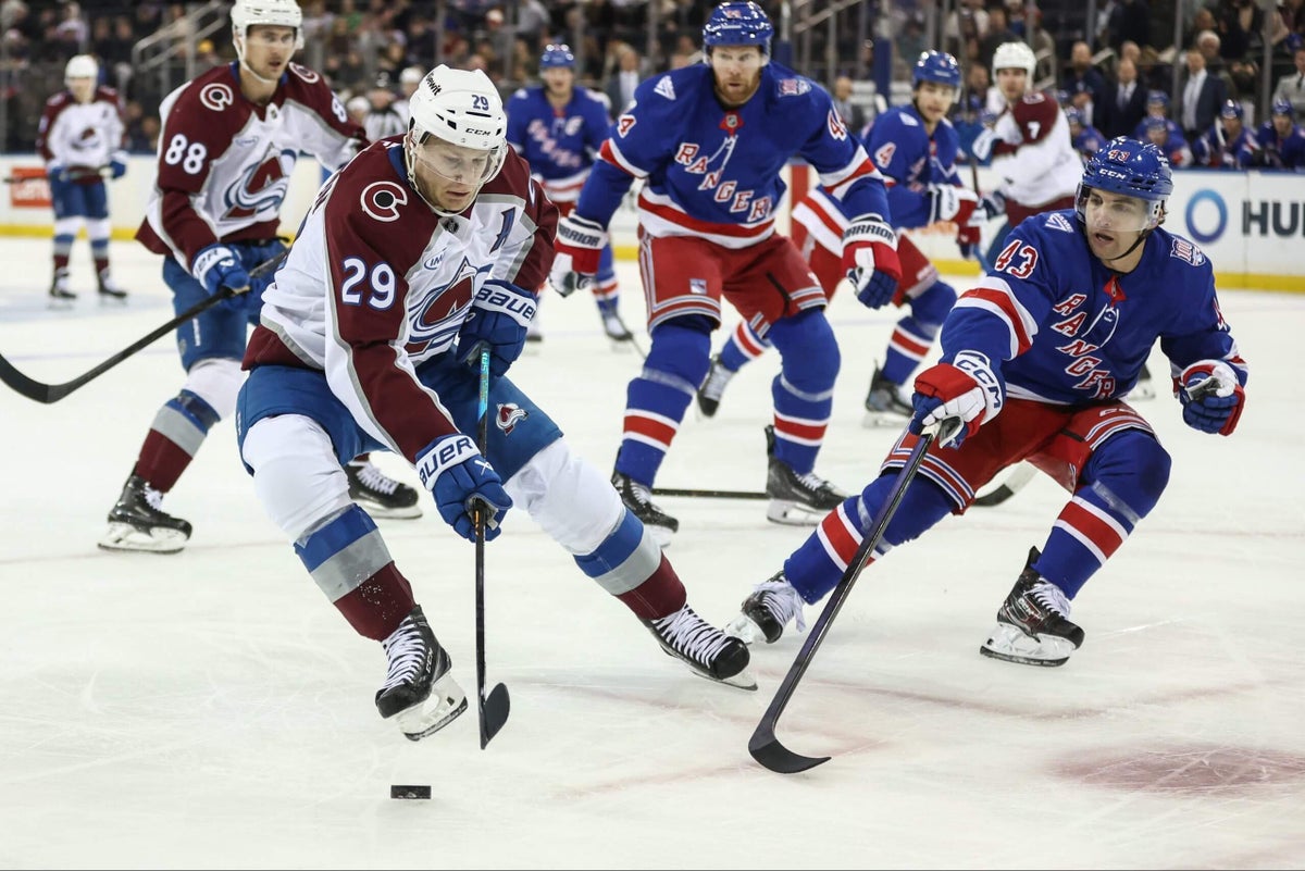 Rangers overmatched but not overwhelmed by Nathan MacKinnon, Avalanche