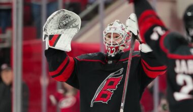 What do Hurricanes, Sabres do about three-way goalie tandems?