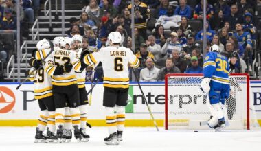 Bruins stay hot with 5-2 win over Blues - 98.5 The Sports Hub