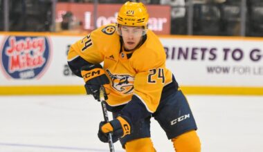 Oilers acquire Spencer Stastney from Predators for 2027 pick