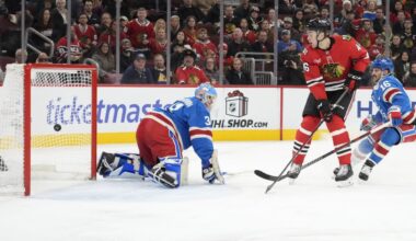 Rangers Fall Flat in Chicago, Shut Out 3–0 by Blackhawks