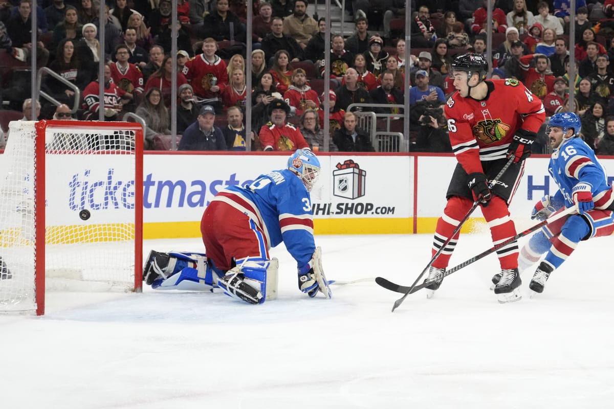 Rangers Fall Flat in Chicago, Shut Out 3–0 by Blackhawks