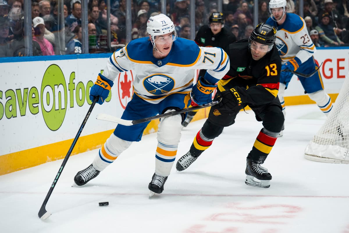 Arshdeep Bains leads Canucks in xGF% in loss to Sabres