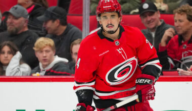 Hurricanes' Seth Jarvis Injured, To Miss Time