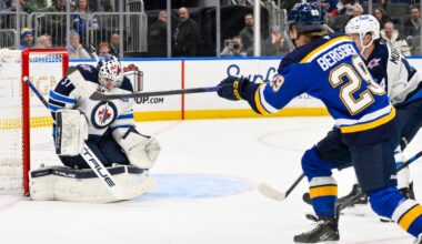 Jets blanked 1-0 by Hofer and Blues