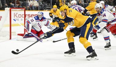 Rangers Fall Flat in Nashville, Drop 2–1 Decision to Predators