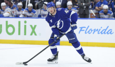 Three-point night for Raddysh leads Lightning to 4-1 win over Blues