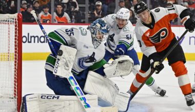 Thatcher Demko stands on his head as Canucks lose to Flyers