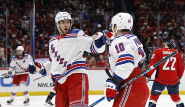 Rangers Net Five Third Period Goals, Defeat Capitals 7–3