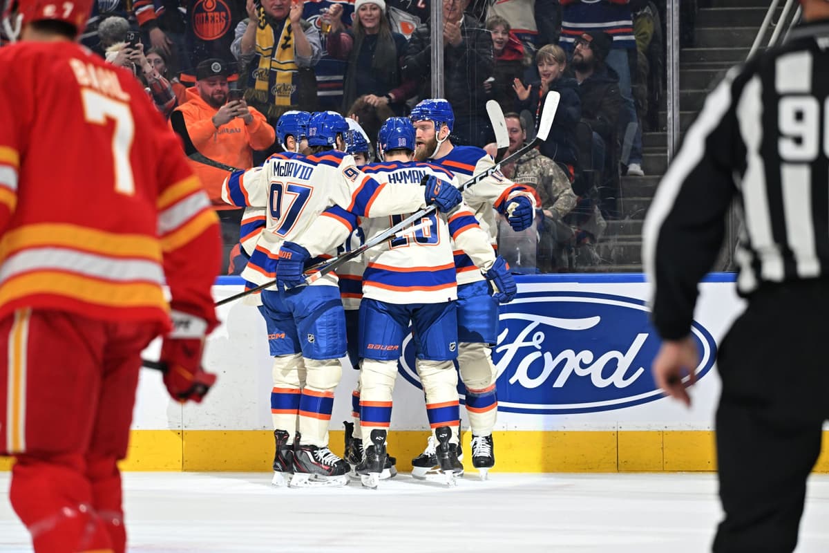 Flames fall short in airing of grievances against Oilers