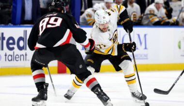 3 Stars: Bruins run into Sabres at wrong place, wrong time - 98.5 The Sports Hub