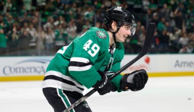 Dallas Stars vs Chicago Blackhawks Justin Hryckowian