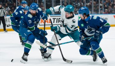 Home woes continue as Canucks fall 6-3 to Sharks
