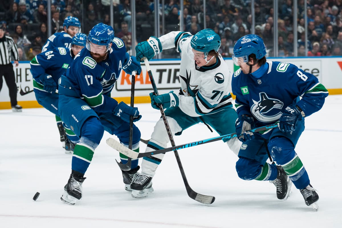 Home woes continue as Canucks fall 6-3 to Sharks