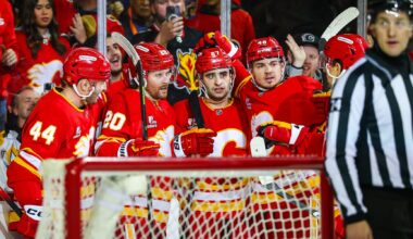Bruins fall to Flames for sixth straight loss - 98.5 The Sports Hub