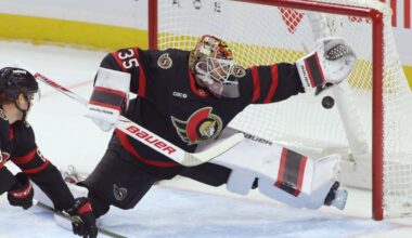 Ullmark's shutout lifts Senators to win over Penguins