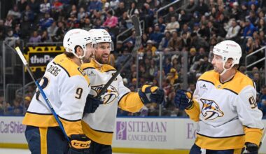 Filip Forsberg’s hat trick leads Nashville Predators to victory over St.Louis Blues