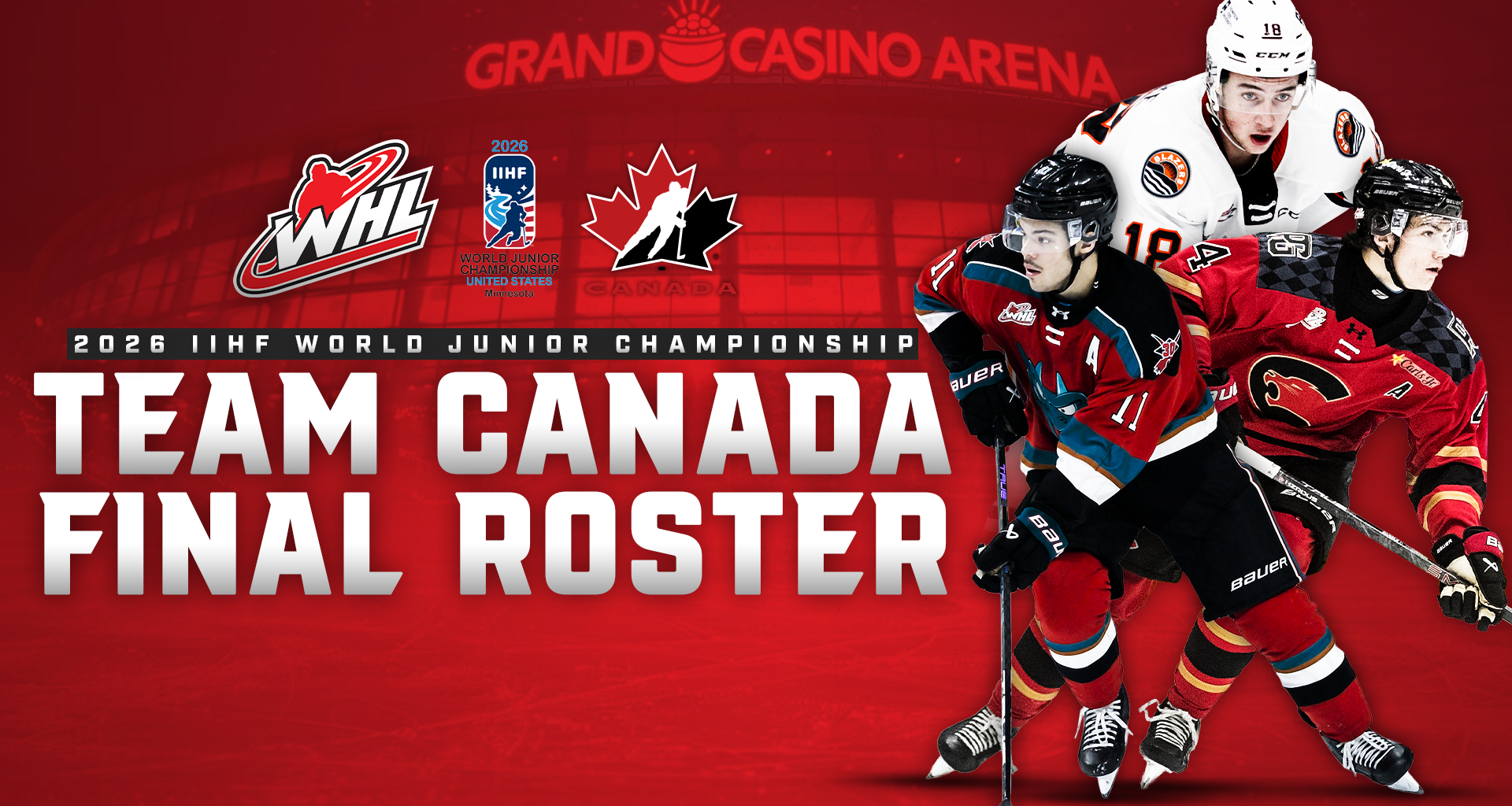 NHL first round picks and top 2026 NHL Draft prospects highlight WHL contributions to Canada's National Junior Team