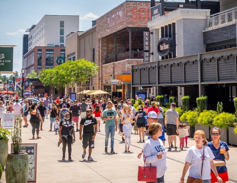 The Atlanta Braves play at Truist Park in a complex called The Battery, a multi-use district...