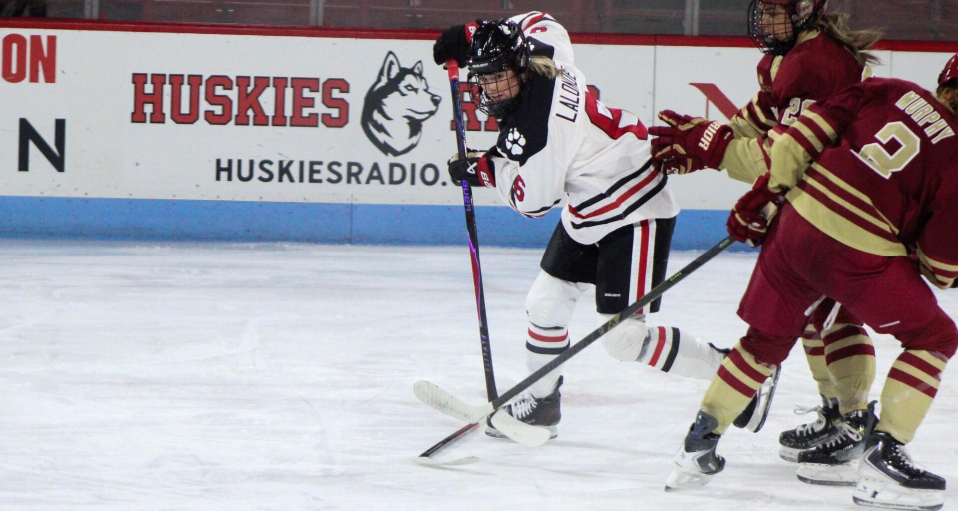 Northeastern women's hockey completes sweep of BC