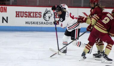 Northeastern women's hockey completes sweep of BC