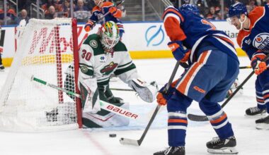 Wallstedt makes NHL history as Wild blank Oilers