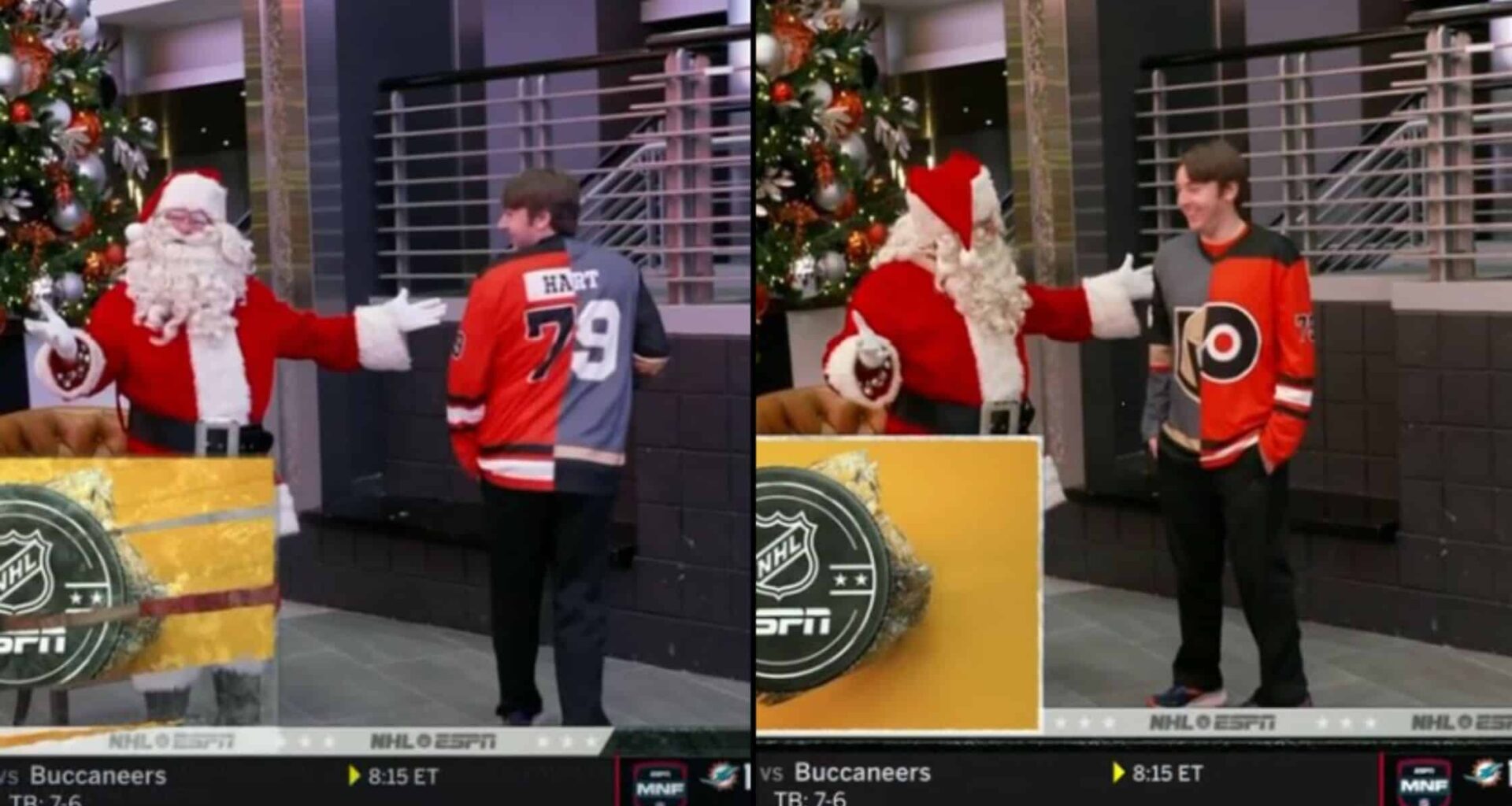 Carter Hart Flyers-Knights Jersey Return to Philly