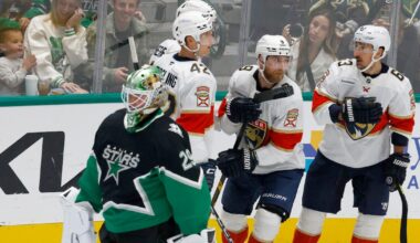 Stars outplayed by Stanley Cup champion Panthers, suffer first shutout of season