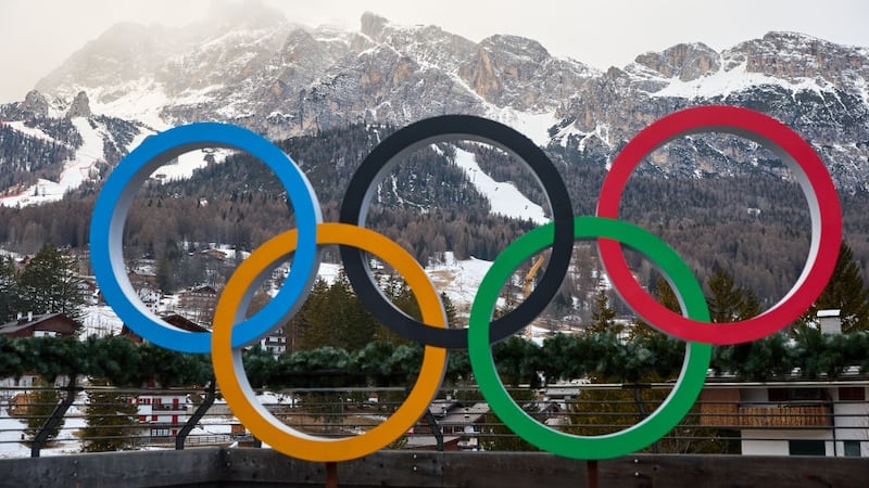 Milan-Cortina Olympic rings