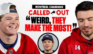 MONTREAL CANADIENS CALL OUT THEIR TEAMMATES FOR FUN! CALLED OUT