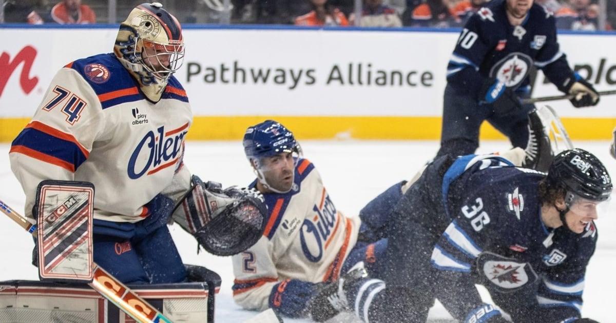 Four goals in first period power Edmonton Oilers to win over Winnipeg Jets