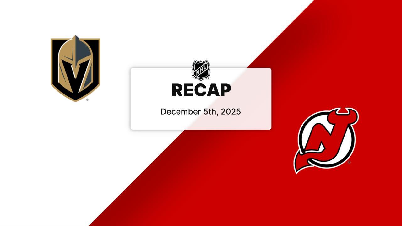 Golden Knights 3, Devils 0 | HIGHLIGHTS