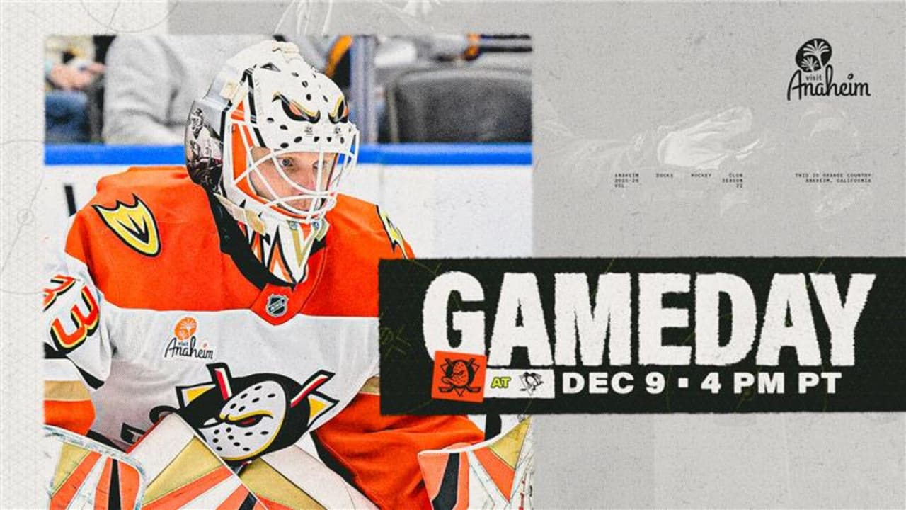 Ducks Open Five-Game Road Trip in Steel City
