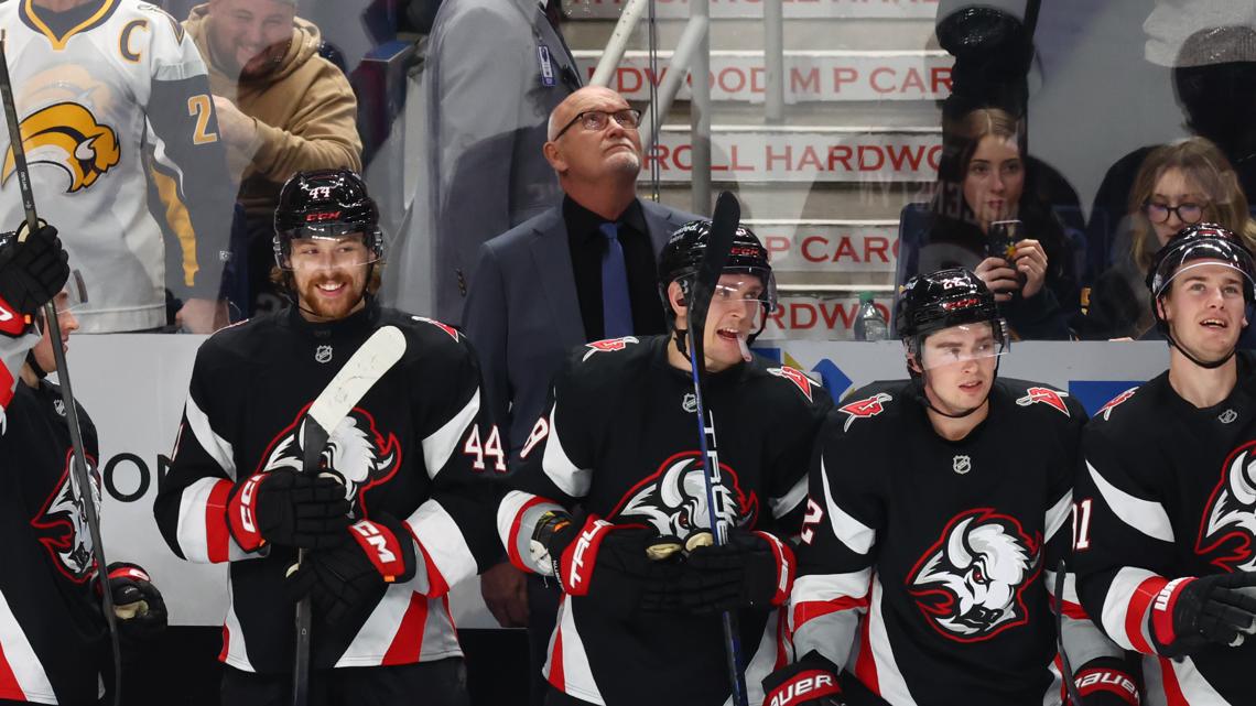 Sabres fans celebrate a surprising 8-game winning streak