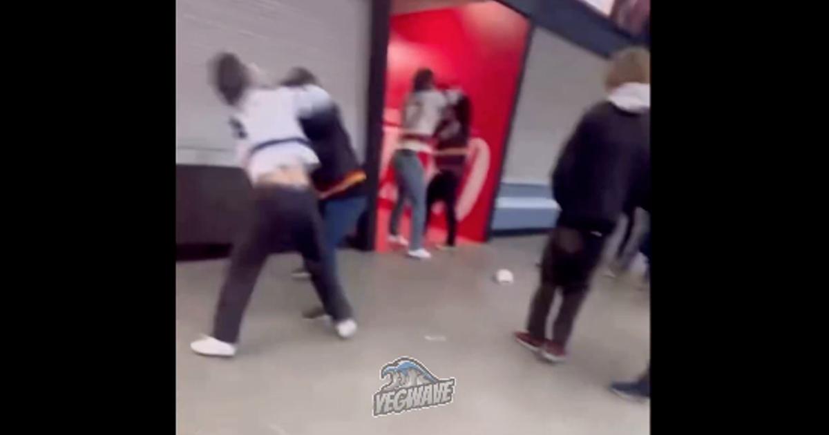 Drunken idiots brawl in the concourse after Flames vs Golden Knights game on Saturday