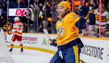 Stamkos gets 1,200th NHL point, Predators cruise past Flames