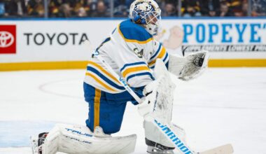 Alex Lyon’s path back to Sabres’ net and other thoughts from Buffalo’s road trip