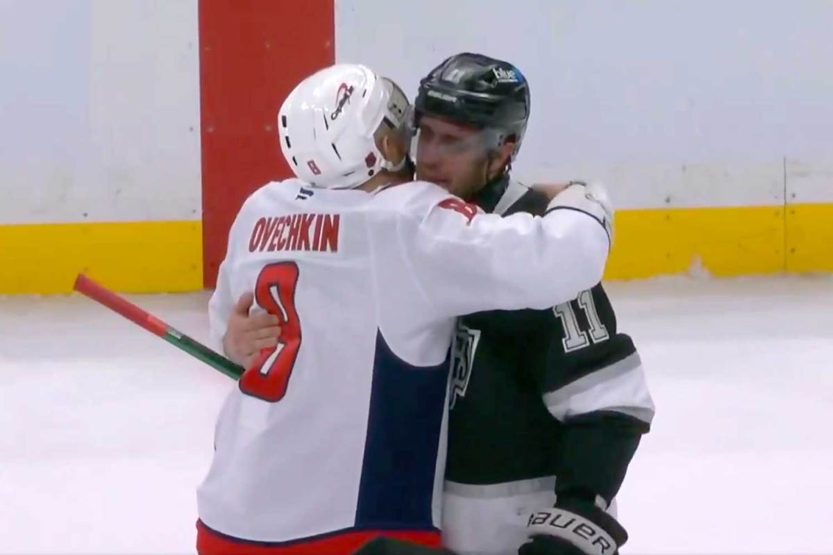Alex Ovechkin leads Capitals’ post-game handshake line for retiring Anze Kopitar: ‘It’s just all about respect’