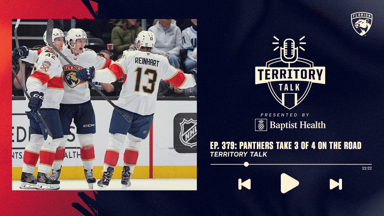 Territory Talk: Panthers take 3 of 4 on the road (Ep. 379)