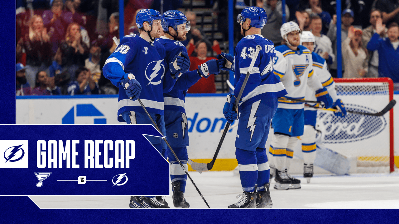 Recap: Lightning 4, Blues 1